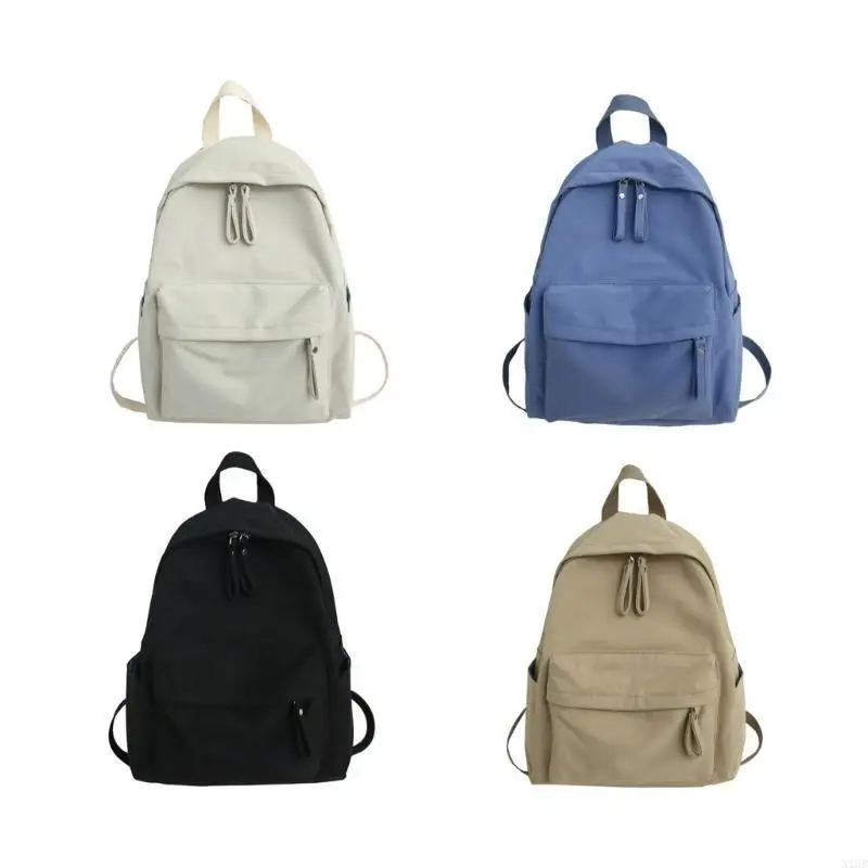School Backpack School Bag for Young Girls Fashion Laptop Backpack High School Students Nylon Daypack Female Bookbag
