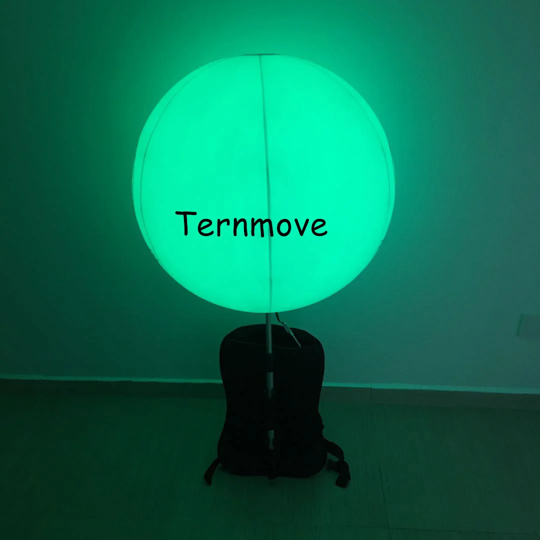 

Custom Logo Inflatable Backpack Balloon with LED Light for Event Display Advertising Led Lighted Inflatable Backpack Balloon