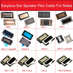 2pcs Earpiece Speaker Ear Speaker For Nokia 2 2.1 3 3.1 5 5.1 6 6.1 7 7.1 8 Plus Sirocco X3 X5 X7 Speaker Receiver Repair Parts