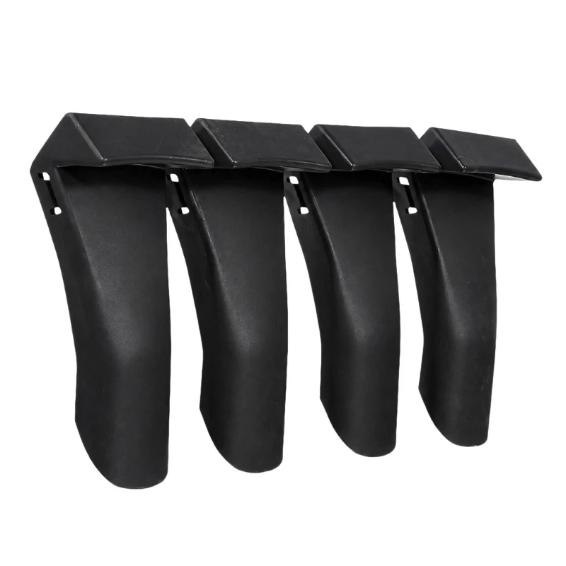 4Piece Tyre Machine Jaw Protectors Set, Contoured Rubber Rims Contact Covers Wrap Around Jaw for Tyre Removal and H9EE