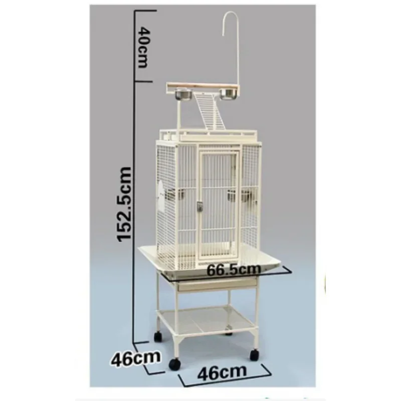 Hot SalesProducts Double Stack With Wheels Large Breeding Bird Parrot Cages