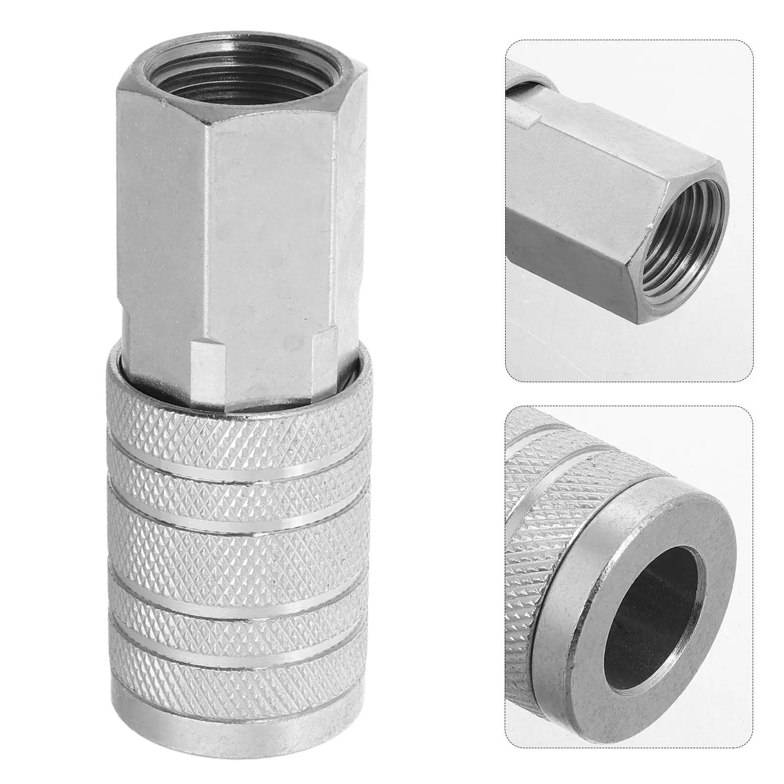 Female Quick Disconnect Pneumatic Fitting Internal Thread Metal Connector Air Coupler Quick Release Industrial Air Hose