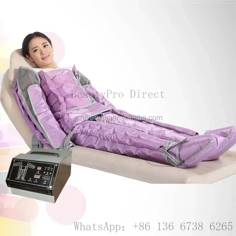 

Hot Sale Suana Suit 44 airbags Pressotherapy Fat Burning Lymphatic Drainage Beauty Machine