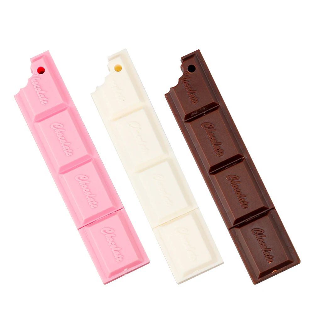 

3pcs Chocolate Ballpoint Pen Cute Cartoon Design Realistic Appearance Gel Ink Stationery School Supplies Novelty Fun Kids Safe