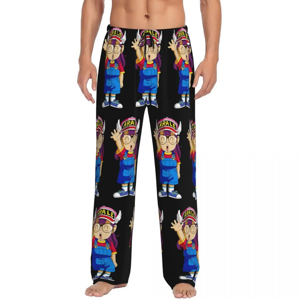 

Мужские пижамные штаны с принтом Dr. Slump Arale Norimaki, манга-пижама, домашняя одежда для сна и отдыха с карманами