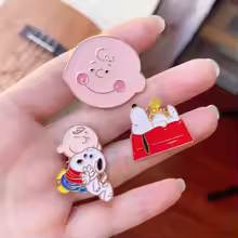 Cartoon Snoopy Cute Enamel Lapel Pins Cartoon Character Collectible Badges Cute Children's Gift Jewelry for Backpacks