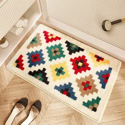 Bathroom Absorbent Floor Mats, Non-Slip Mats,Colorful Rugs, Toilet Quick Dry Mats, Shower Carpets, 40x60cm, 1Pc