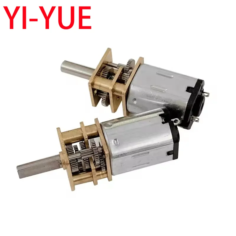 GA12-N20 reduction motor smart car 3V-12V 35-120rpm micro DC gear reduction low speed motor
