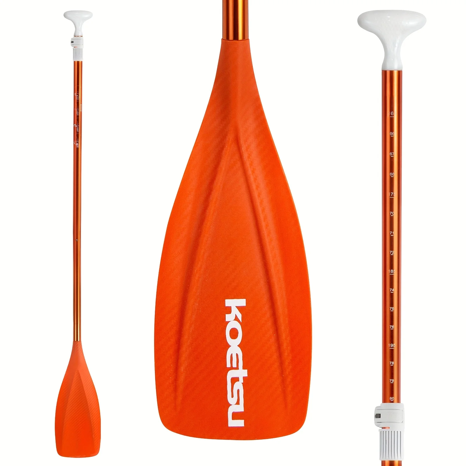 KOETSU Premium Aluminiumlegierungspropeller, Erhältlich in Blau oder Orange, mit Hochleistungslegierungsachsen, Geeignet für Paddleboards – Detail 6