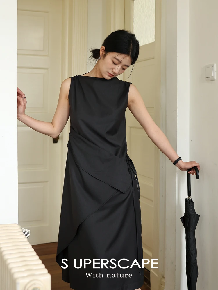 

Super Scape Bla Forest aphite f High Ne Svel Dr Vest Dr Commuter Sle Polyester Fiber H Version Summer ...