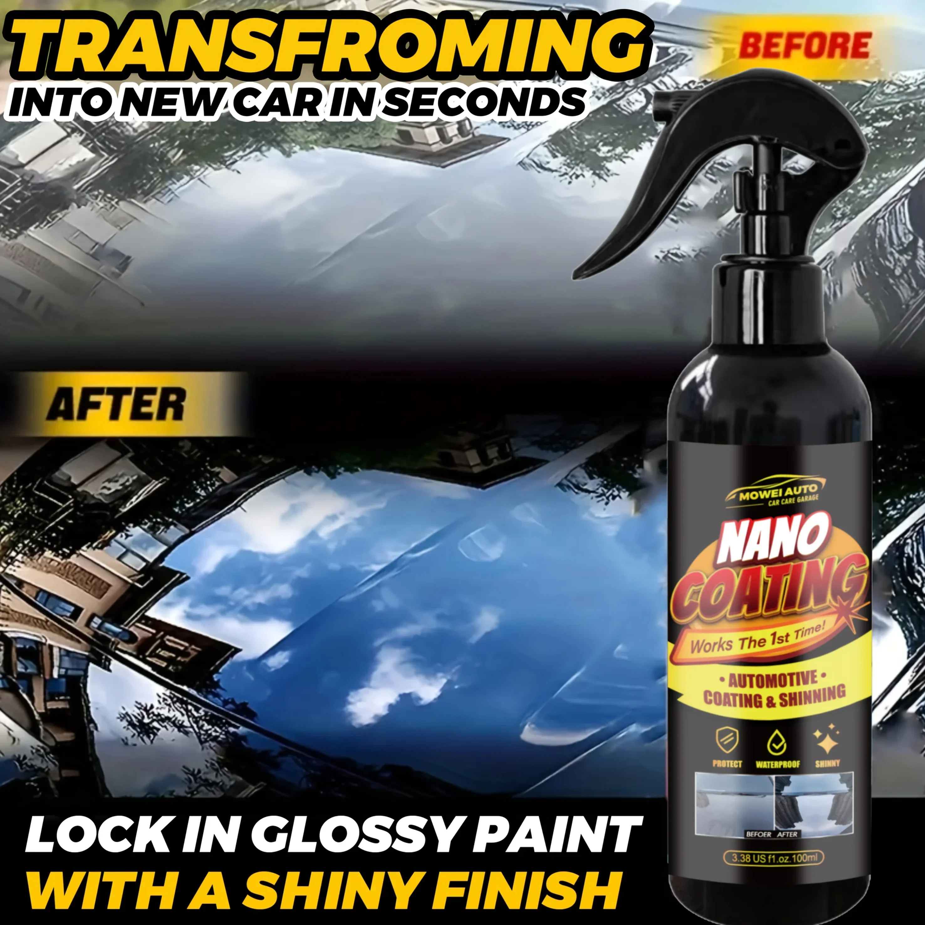 

Нанопокрытие — керамическое покрытие Ultimate Shield | Глянцевая отделка, гидрофобная защита для автомобильной краски и стекла