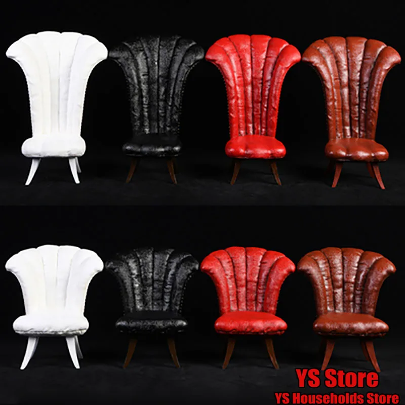 

1/12 Soldier High Low Back Sofa Miniature Throne Chair Platform Model Toys for 6" Action Figure Model DIY Decoration Gifts