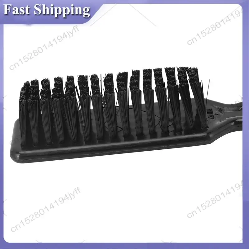 -ABDH 30 قطعة فرشاة تتلاشى مقص مقص تنظيف فرشاة صالون حلاقة الجلد تتلاشى خمر النفط شكل رأس نحت تنظيف فرشاة