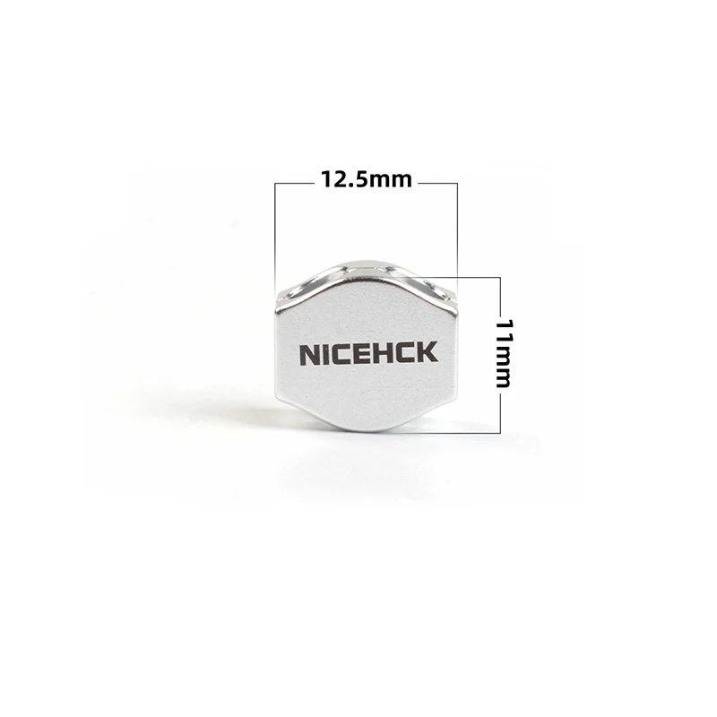NiceHCK-Coulissant de câble pour écouteurs, poignées en alliage, conception amovible, absorption des chocs, effet stéthoscope SAP, acoustique, HIFI, accessoire de bricolage