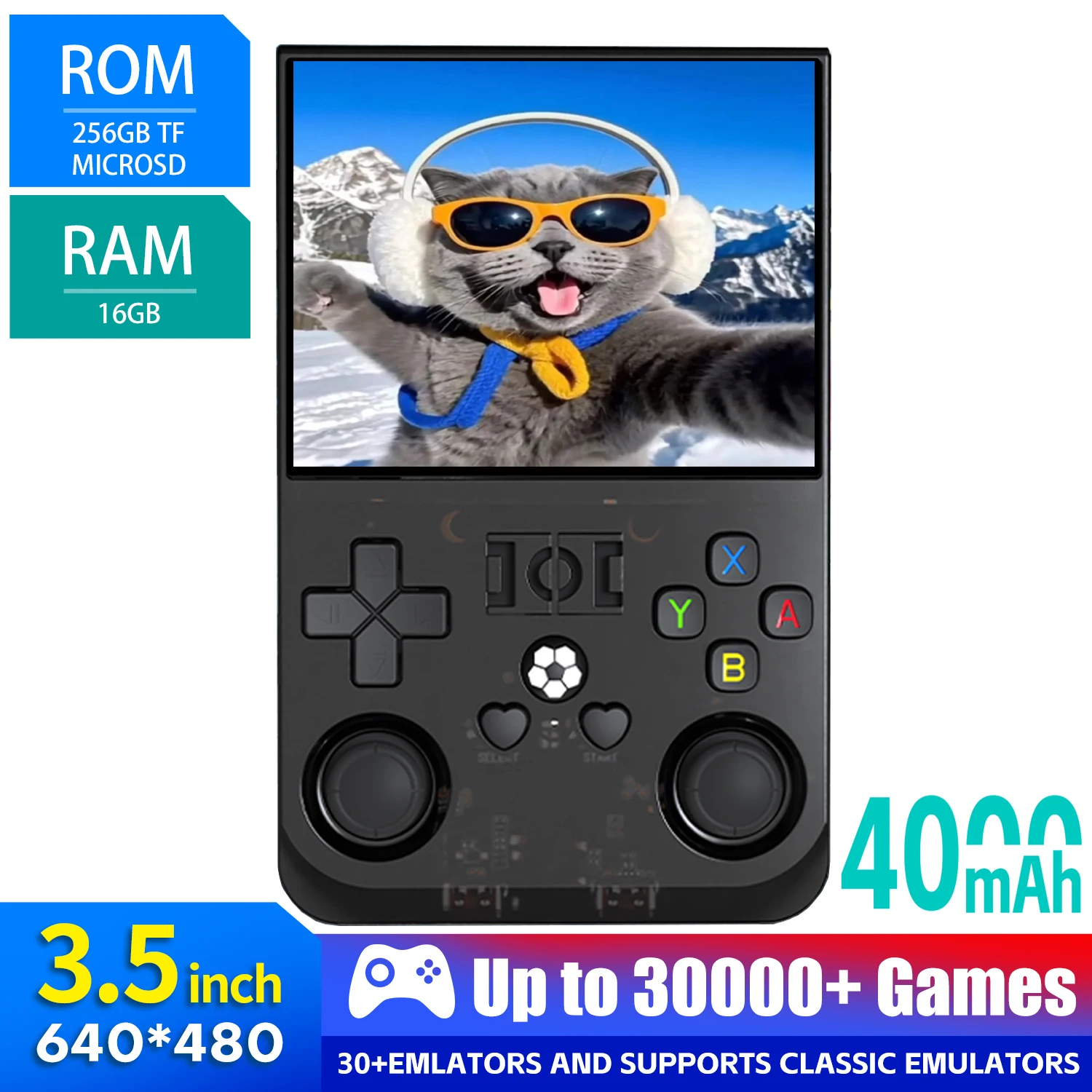 

WDYQJE R36PRO Handheld Video Game Console Open Source Retro Portable Pocket Linux System Gaming Player Machine Devices Emulators