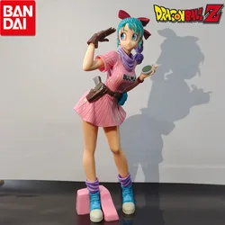 26cm Dragon Ball Z Anime Figure Bulma Glitter & Glamours Figures GK Action Figurine PVC Statue Model Doll Collectible Toy Gifts