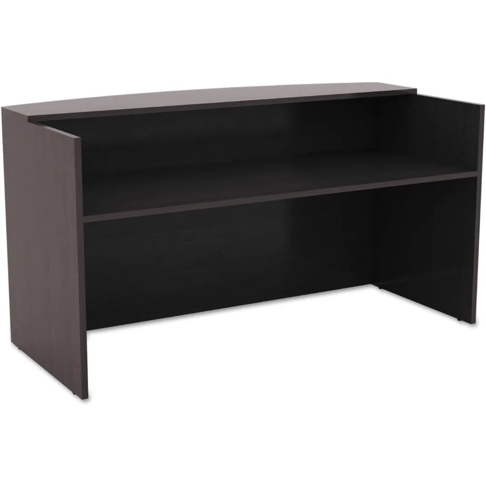 

Valencia Series 71 in. X 35.5 in. X 29.5 in. - 42.5 . Reception Desk with Transaction Counter - Reception Desk