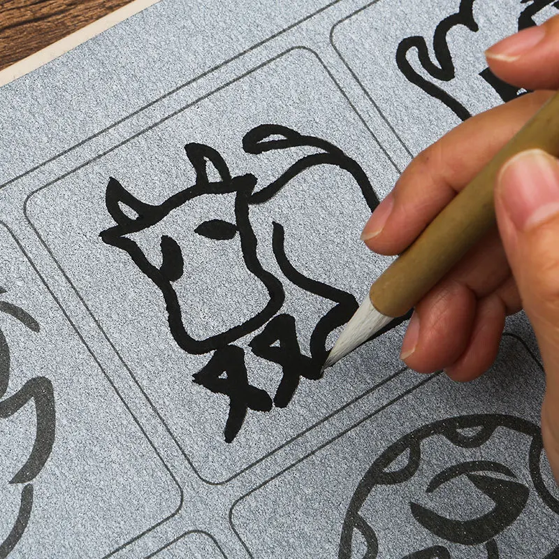 1 Book Fun Pen Control Water Writing Book Imitation Rice Paper Water Writing Cloth Set Practice Brush Entry Copy Writing Post