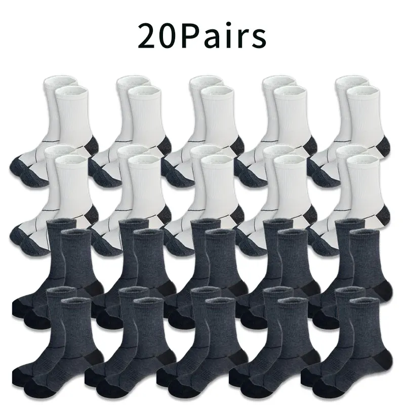 

30 пар противоскользящих походных носков, впитывающие влагу подушки, носки для ботинок, дышащие спортивные носки унисекс для бега на открытом воздухе, баскетбола