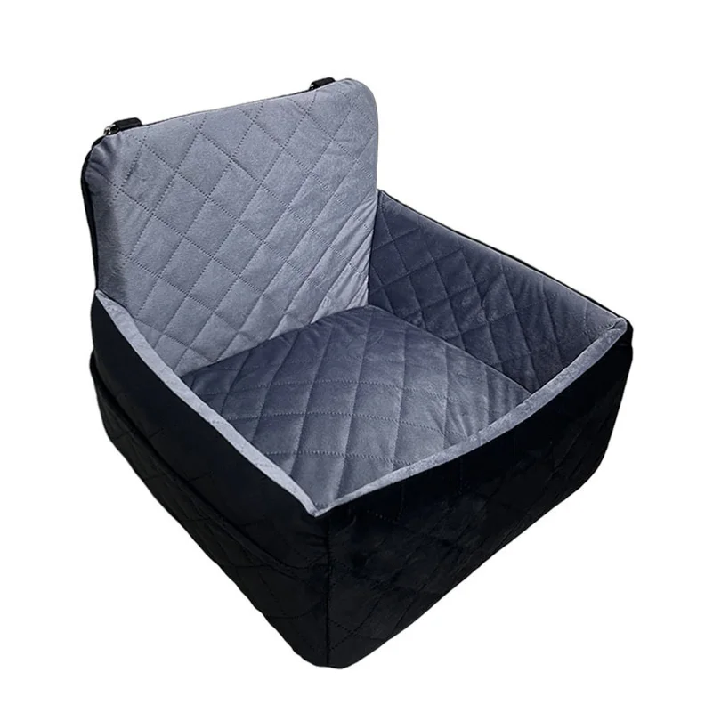 Car-mounted dog bed, a handy gadget for puppies to ride in the car, pet car mat for front and back seats, safe seat for dogs on