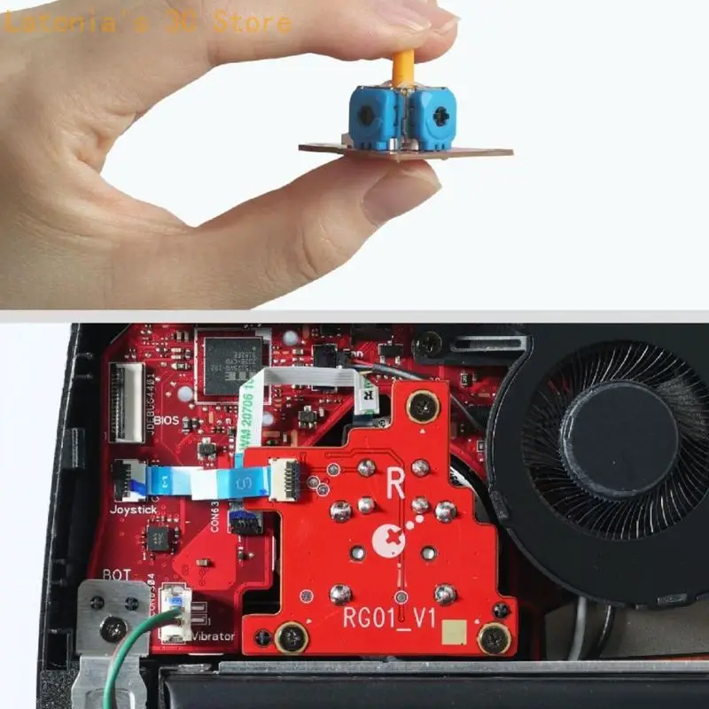 Ersatzpaar für Handsteuerknüppel, elektromagnetisches Platinenset für die Reparatur von Spieleinheiten, linke und rechte – Detail 8