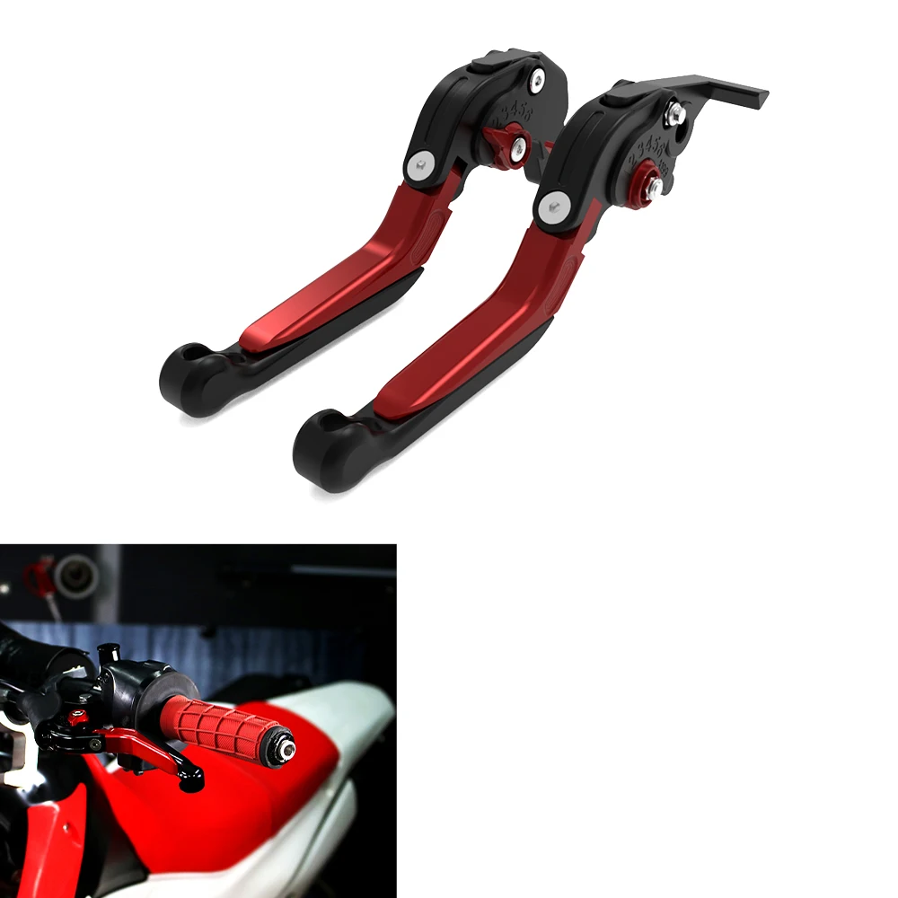 Fit For Suzuki GSF1200 Bandit GSX 1100G GSX1200 GSX-R1100 1100W RF900R 750 GLP Motorcycle Brake Clutch Lever Adjustable Foldable