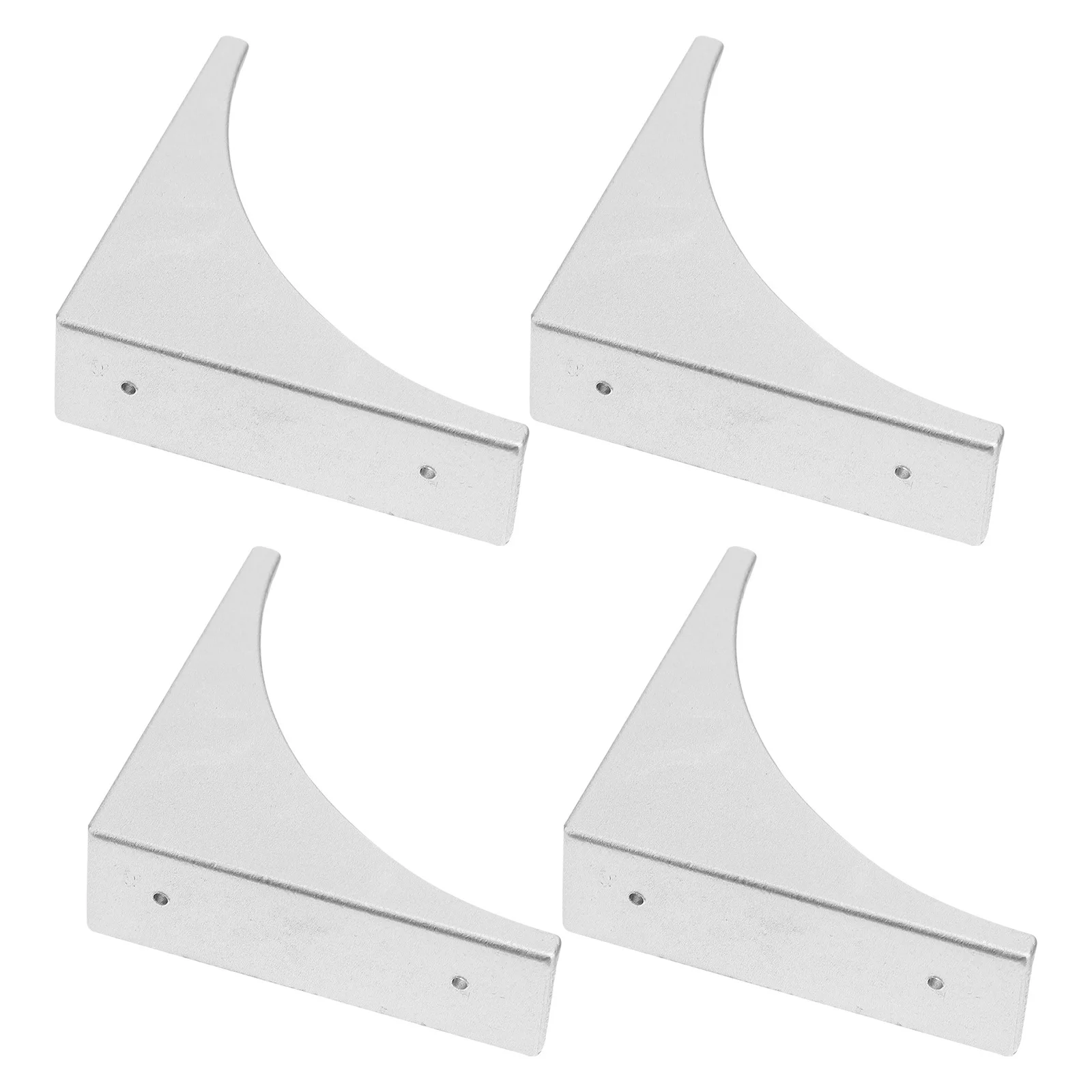 

4 шт. декоративные угловые кронштейны, металлическая защита, простая установка своими руками для столов, столов, шкафов, угловая защита, защита для краев