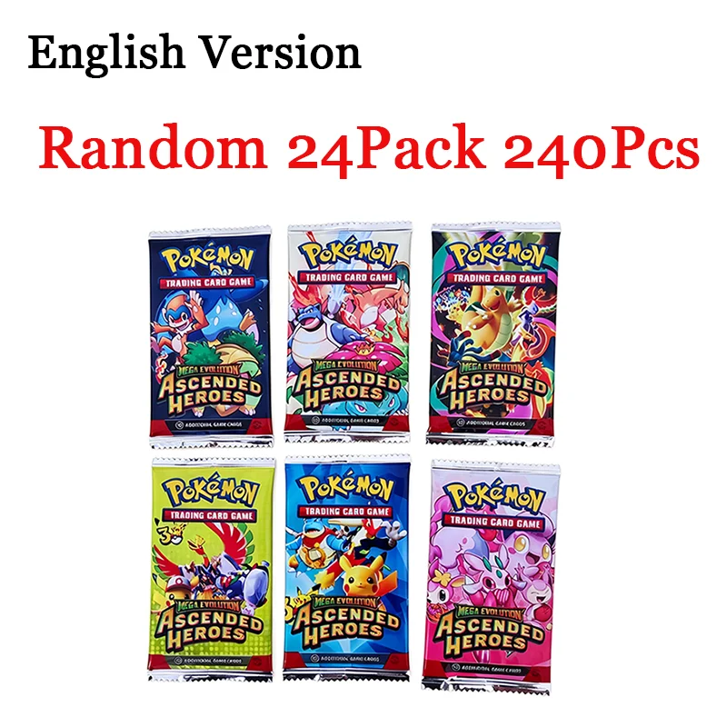 360Pcs Pokemon MEGA EVOLUTION Ascended Heroes TCG Expansion