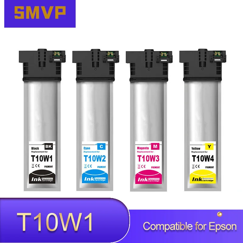 North America  T10W1 T10W2 T10W3 T10W4 Premium Compatible Color Inkjet Ink Bag For WorkForce Pro WF-C5390/WF-C5890