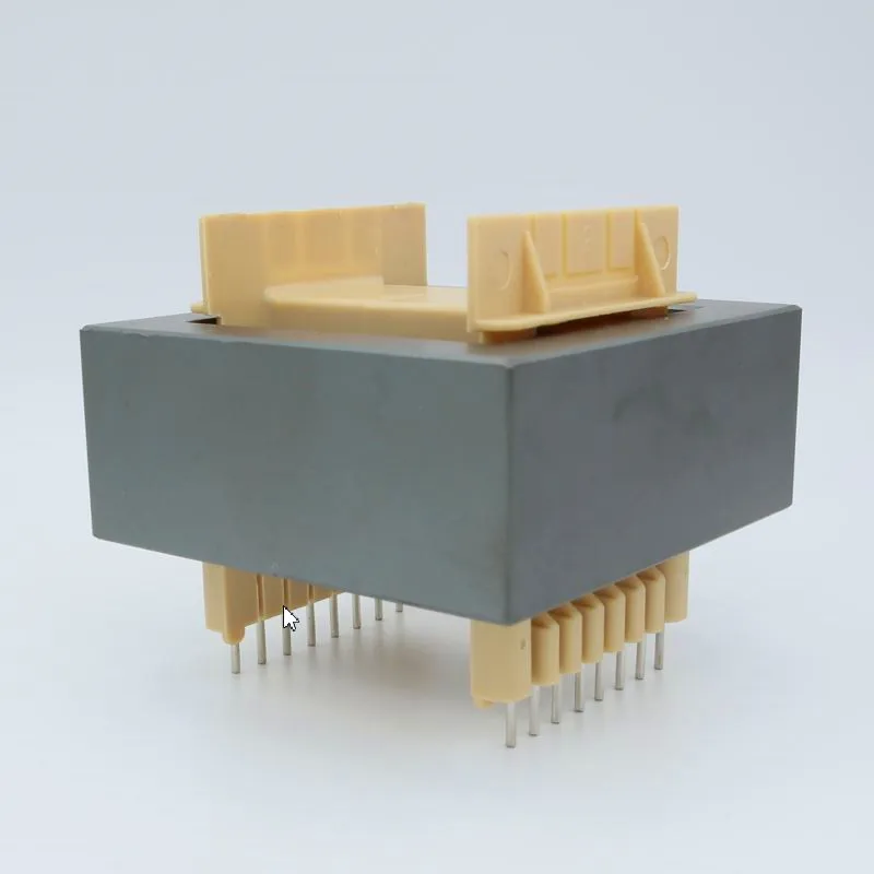 EE65 Transformer Yellow White Bobbin  Frame PC40 EE65/65/27A Ferrite Core