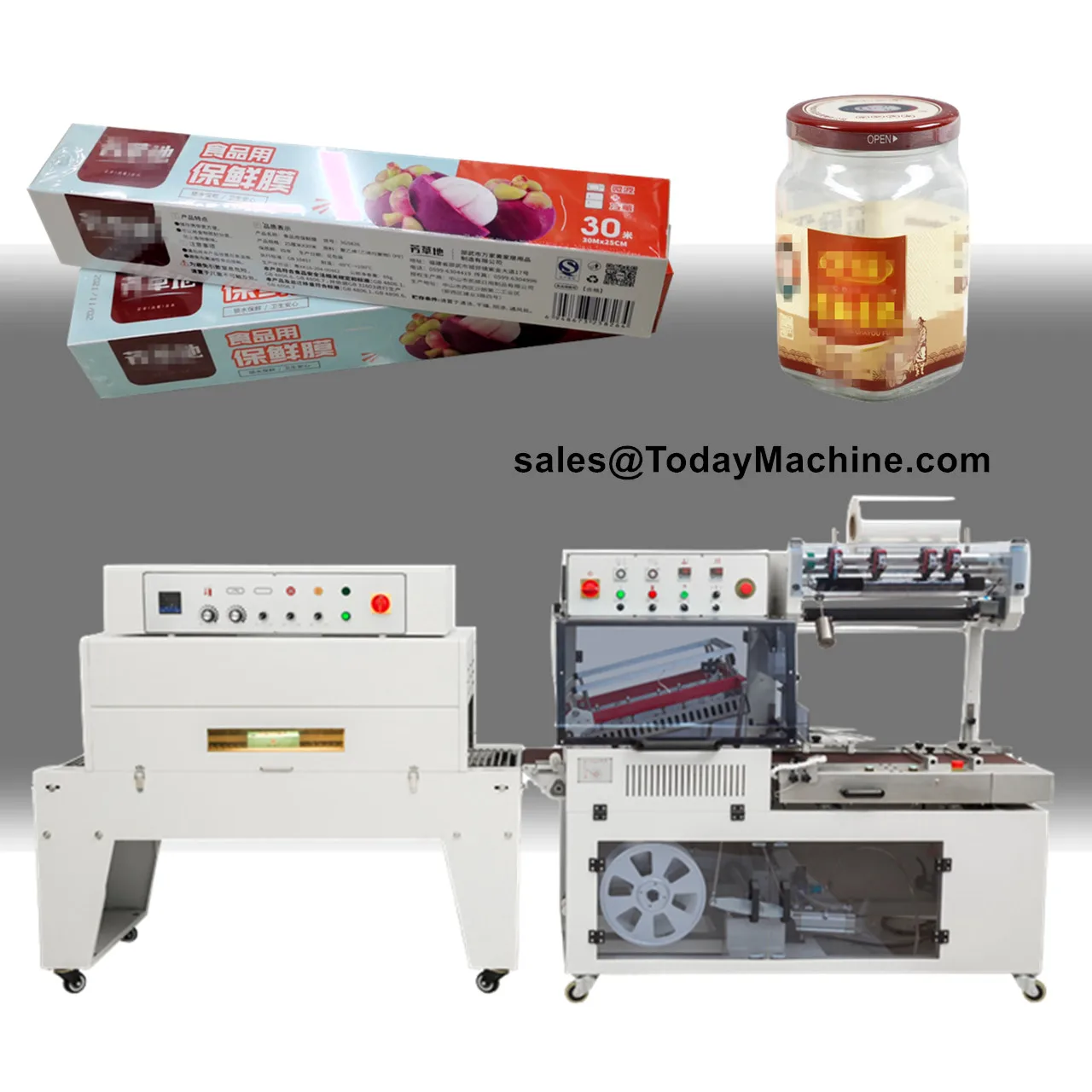 Books Magazine Tea Box Electronic Product POF Film Heat Shrink Wrapping Machine