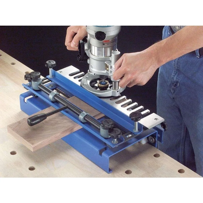 

JM 300mm/12" Dovetail Jig Machine, Portable Open-Style Die-Cast Wood Joinery Tool for Mortising