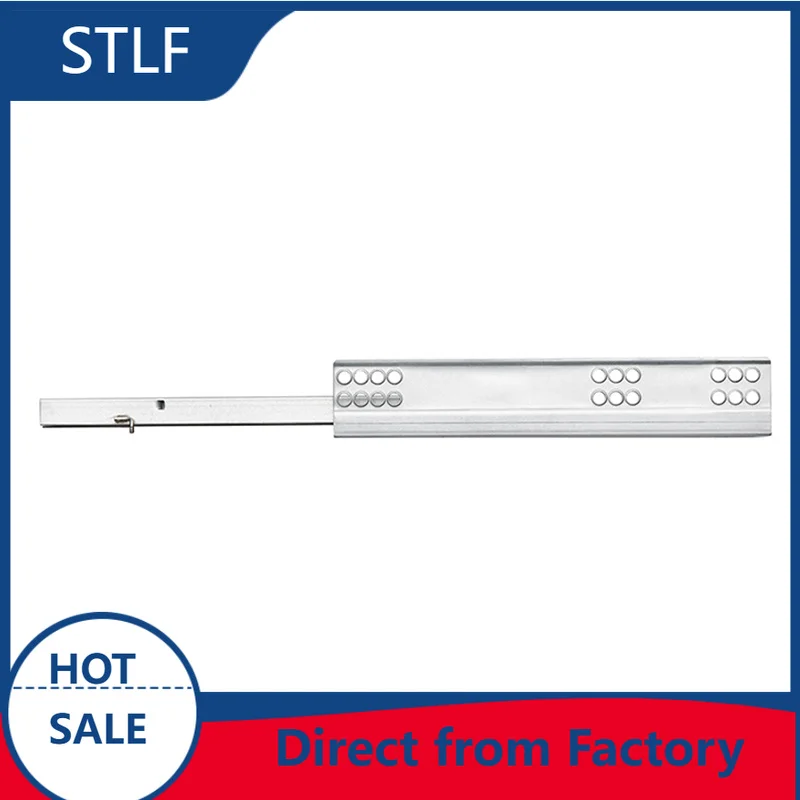 

STLF Factory Directly Wholesale Hidden Cabinet 2 Fold Undermount Bottom Mounting Self Close Self Closing Drawer Slides