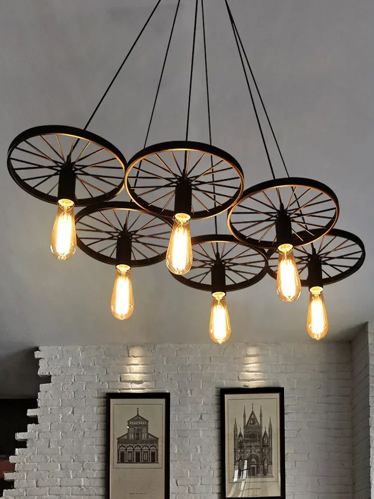 

New Style Vintage Iron Painted Pendant Lamp Adornment Simple Pendant Lights Indoor Room Home E27 110-240V Free Shipping