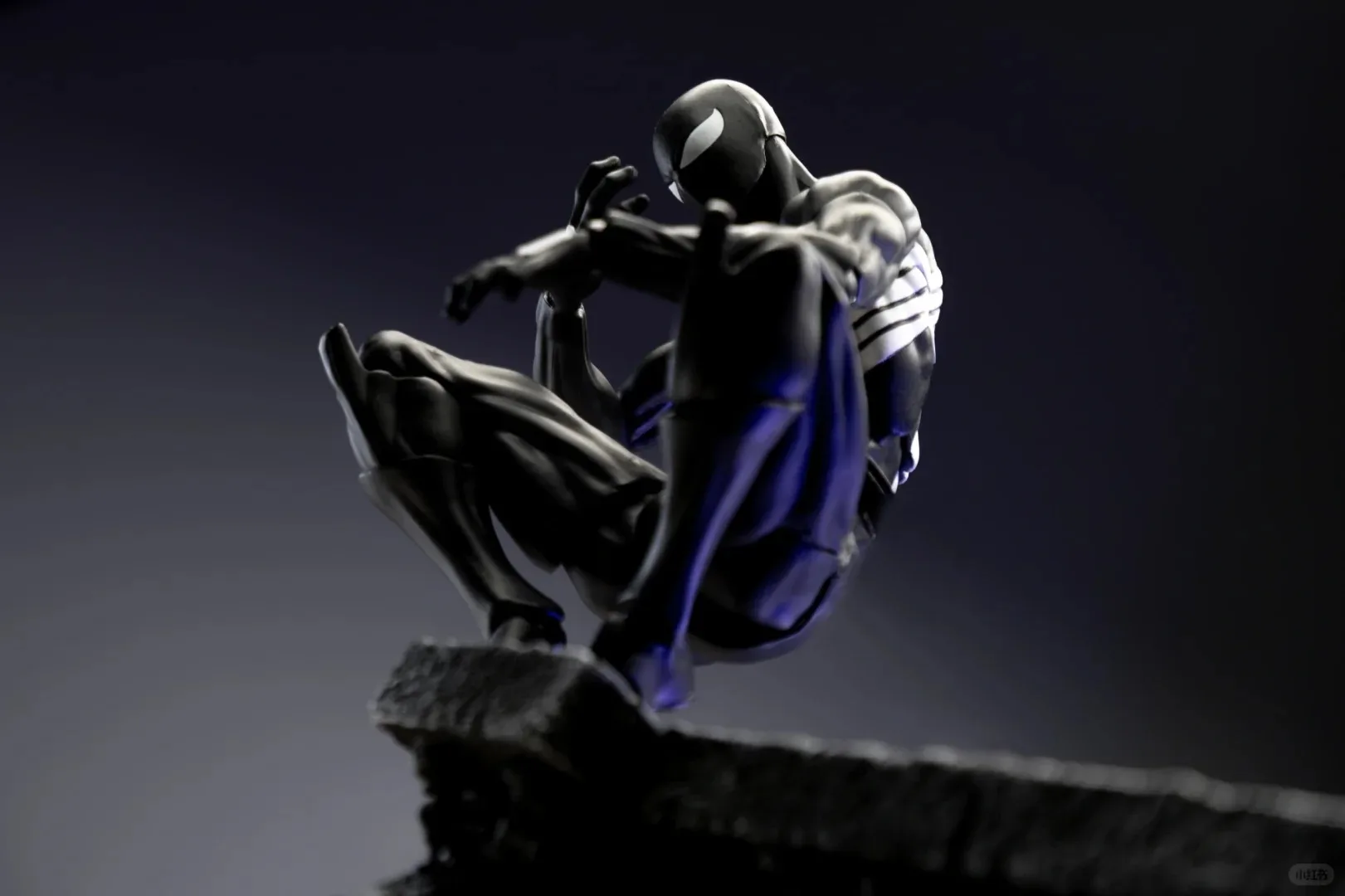 متوفر في المخزون CT Toys MessToys العنكبوت الشكل سيمبيوت السم الأسود العنكبوت فوضى اللعب سبايدرمان عمل أرقام أنيمي تمثال لعبة مجسمة #6