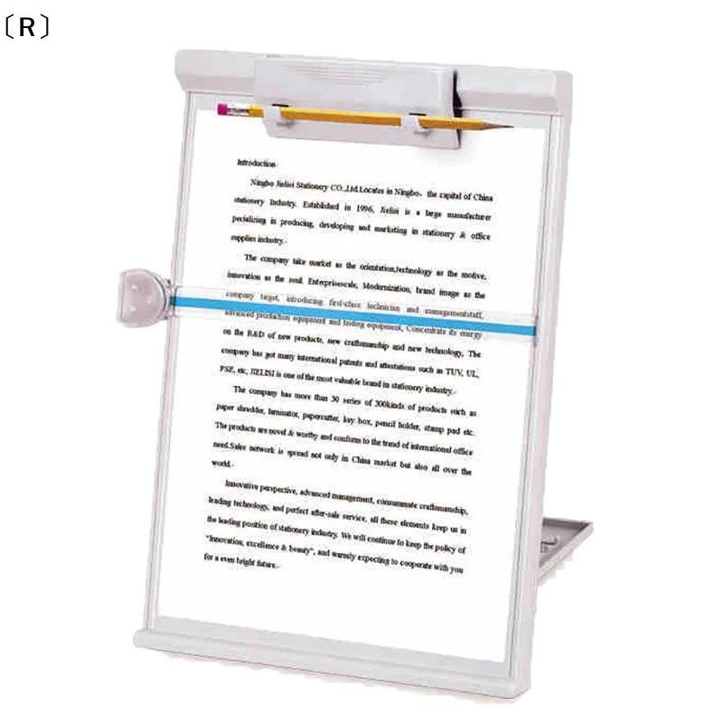 〔R〕A4 Reading Holder Desktop Document Holder With Adjustable Clip Document Reading Stand For Office/School/Home〔Winter2〕