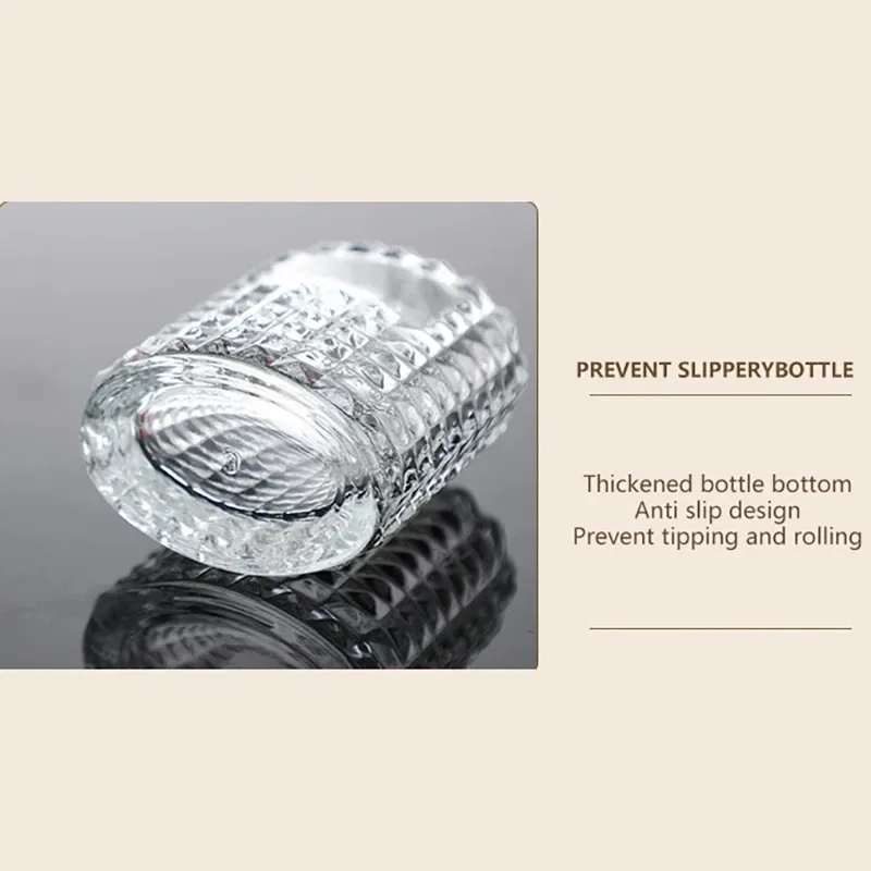 30/50ml Thick Clear Glass Fine Mist Spray Scent Aftershave Luxury Perfume Bottle Empty Atomizer Bottle Refillable Empty Atomizer