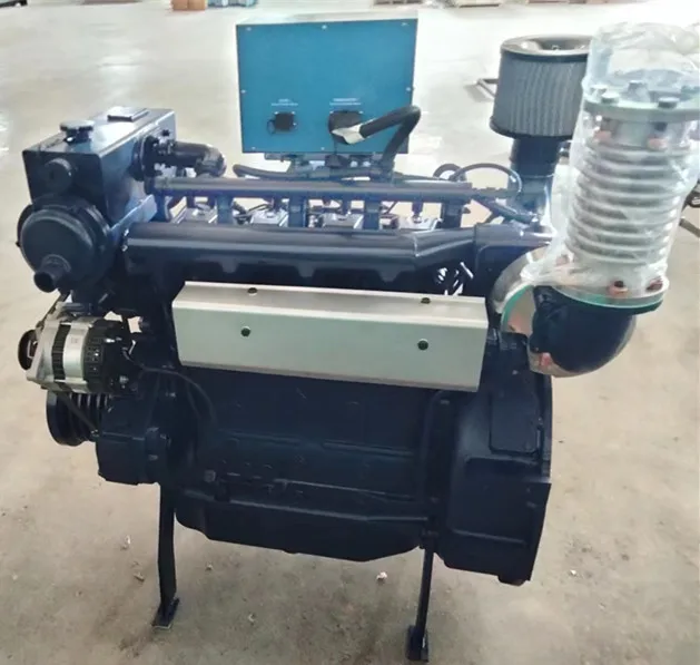 Sea water cooling 95hp 60KW 75KW 4 cylinder in line WP4C95-18 marine inboard engine WP4C82-15 WP4C102-21 WP4C130-21