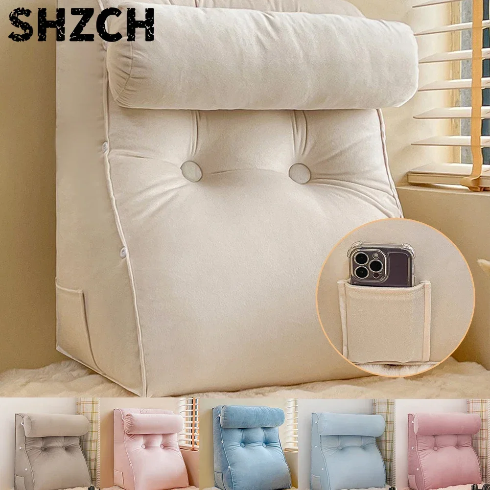 Newest Headboard Pillows Sofa Waist Cushion with Backrest Support, Office Chair Pillow, Support Wedge Daybed Comfort Rest Pillow