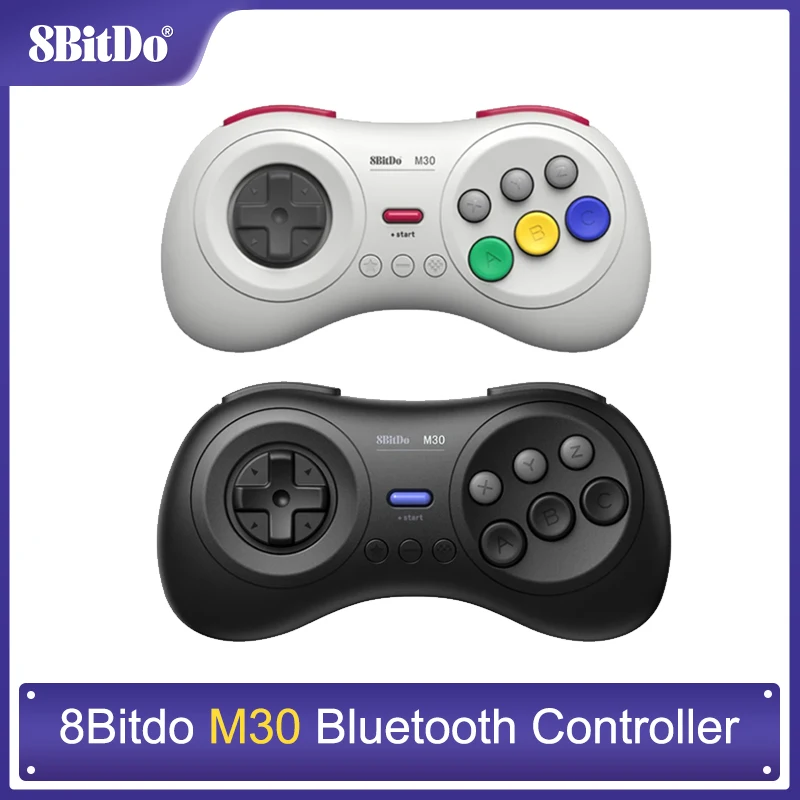 

8BitDo M30 Bluetooth Gamepad Game Controller Handle for Sega Genesis Mega Drive Style for Nintendo Switch PC macOS Android