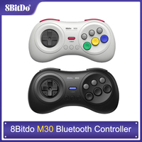 8BitDo M30 Bluetooth Gamepad Game Controller Handle for Sega Genesis Mega Drive Style for Nintendo Switch PC macOS Android