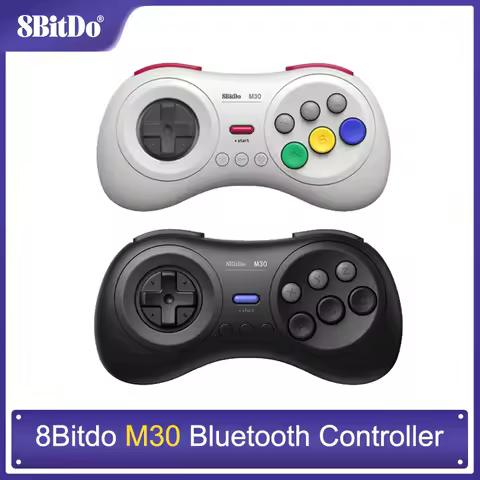 8BitDo M30 Bluetooth Gamepad Game Controller Handle for Sega Genesis Mega Drive Style for Nintendo Switch PC macOS Android