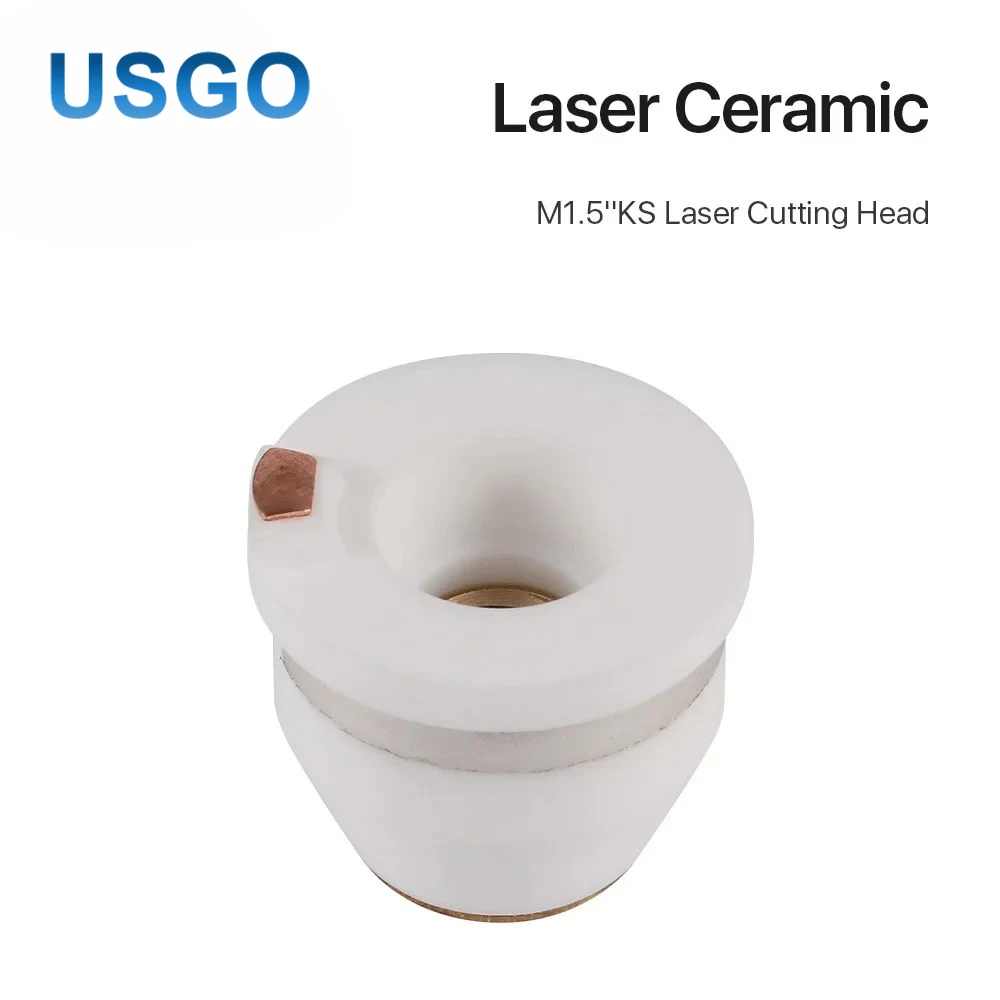 KT M1.5′′ KS Laser Ceramic Nozzle Holder Protective M5 Thread Dia.13mm for Precitec M1.5′′ KS Laser Head Nozzle Part