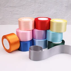 22Meters/roll 6/10/15/20/25/40/50mm Polyester Satin Ribbon for Wedding Home Cake Gift Wrapping DIY Handmade Sewing Accessories