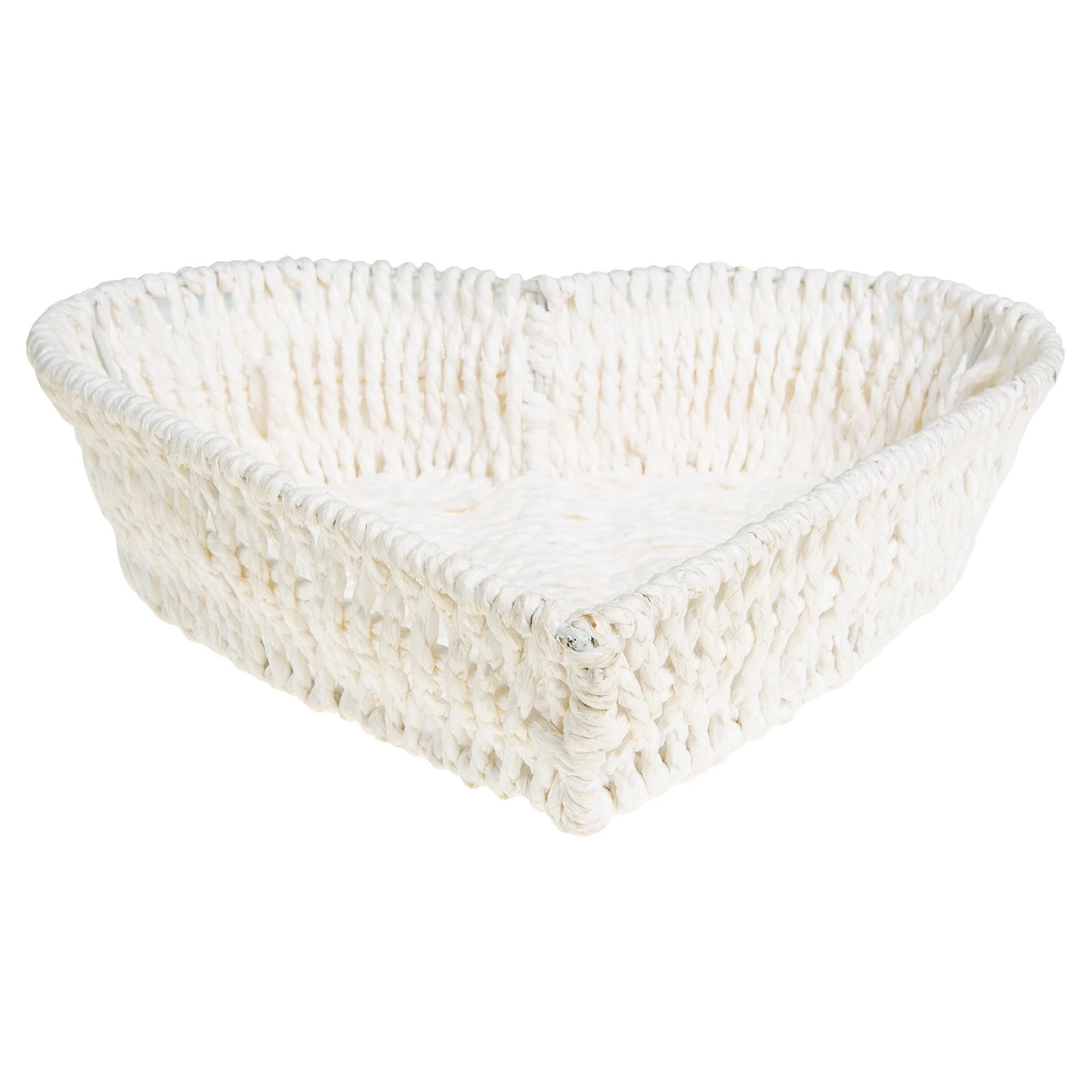 

Heart Shaped Fruit Basket Tray Storage Container Kitchen Living Room High Grade Material Sturdy Long Lasting Small Items Snacks
