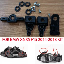 63117381444 Headlight Repair Kit Bracket Plastic Fixing Claw for BMW 5 Series X5 X6 F15 F16 2014-2018