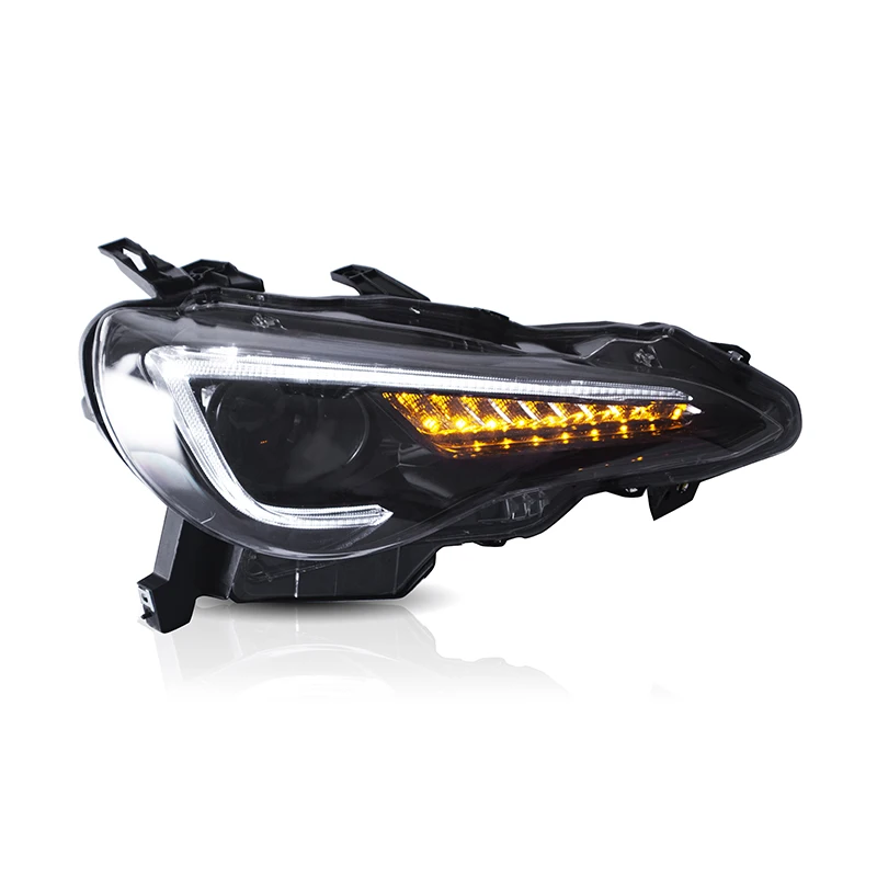 LED Headlights Head Light 2012-UP Sequential Scion FR-S Lamp for Toyota BRZ FT86 GT86