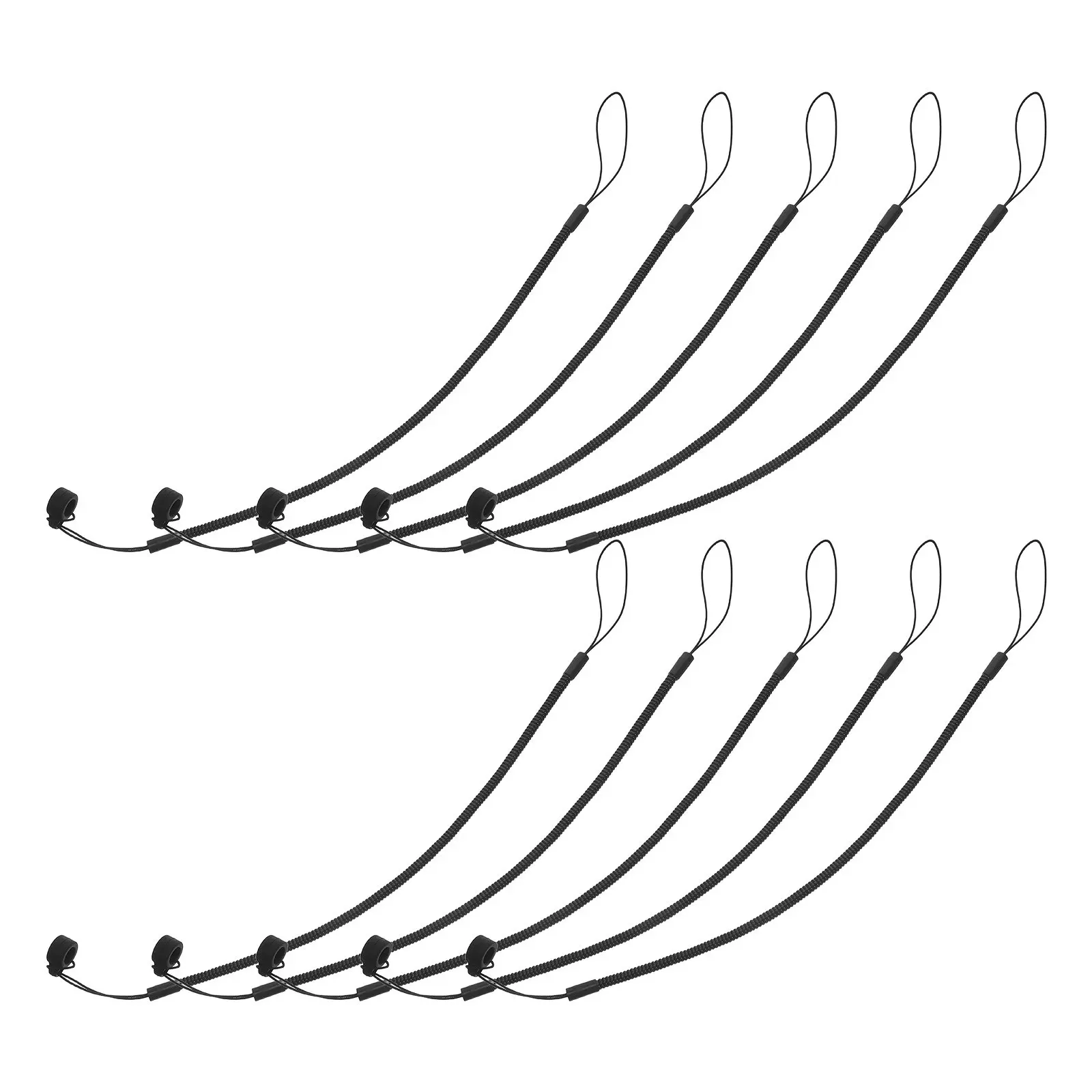 

10Pcs Lightweight Stylus Lanyard 30Cm Elastic Spring Coil Anti-Lost Pen Tether for Tablet Pencil 6Mm Id Stylus Pen Leash