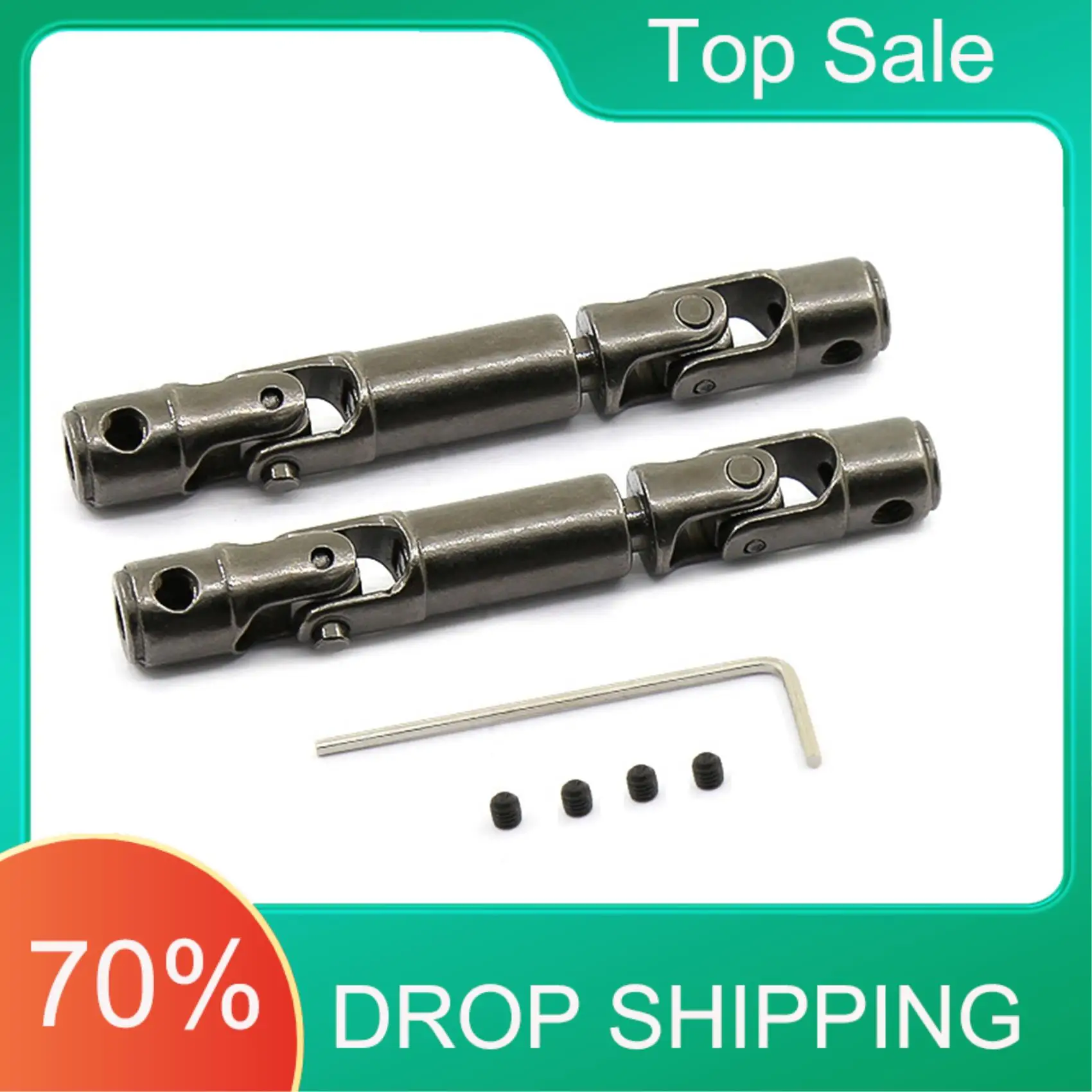 Eixo de condução de metal atualizado, 4 peças, para wpl 1/16 b14 b14k b16 b16k mn90 mn90k mn91 rc peças de carro caminhão rastreador, titânio