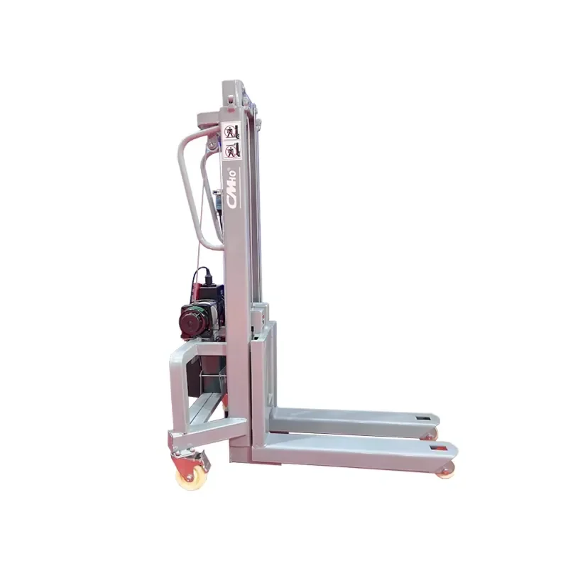 MAF Stage Specific Mini Forklift Stacker Semi Electric Pallet Stacker 300kg Mini Electric Stacker Mini Electric Lifter 1600mm 2